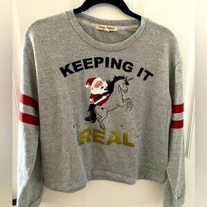 Keeping it Real Santa long sleeve